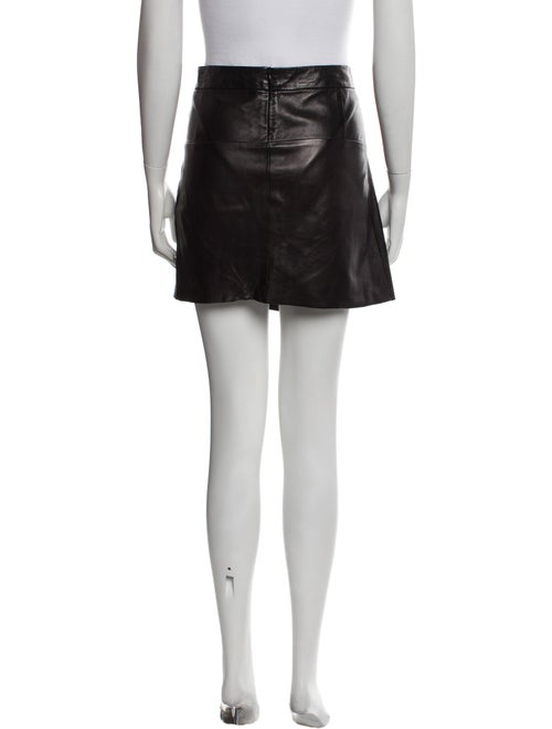 Celine Leather Mini Skirt