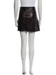 Celine Leather Mini Skirt