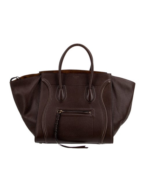 Celine Leather Luggage Phantom Medium