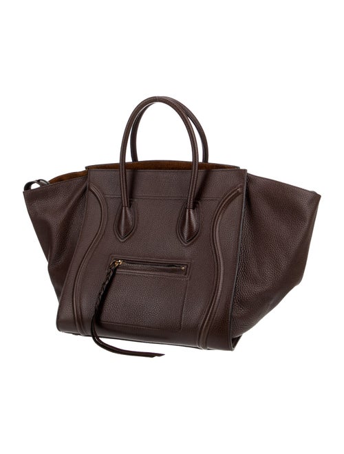 Celine Leather Luggage Phantom Medium