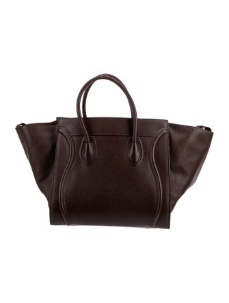 Celine Leather Luggage Phantom Medium