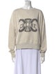 Celine Graphic Print Crew Neck Sweatshirt