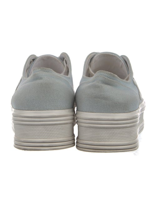 Celine Signature Logo Canvas Sneakers