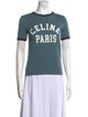Celine Graphic Print Crew Neck T-Shirt