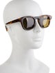 Celine Round Mirrored Sunglasses