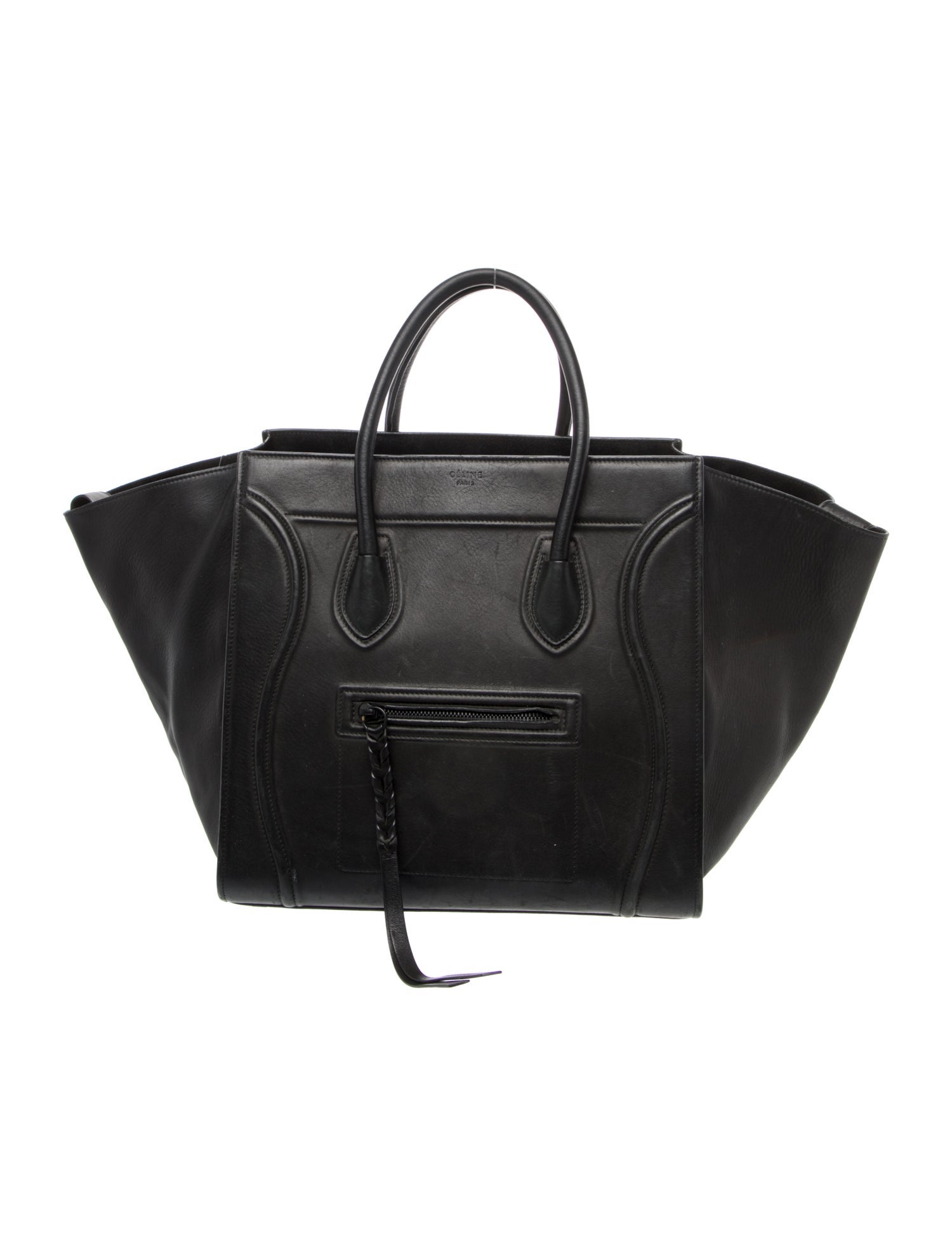 Celine Leather Luggage Phantom Medium