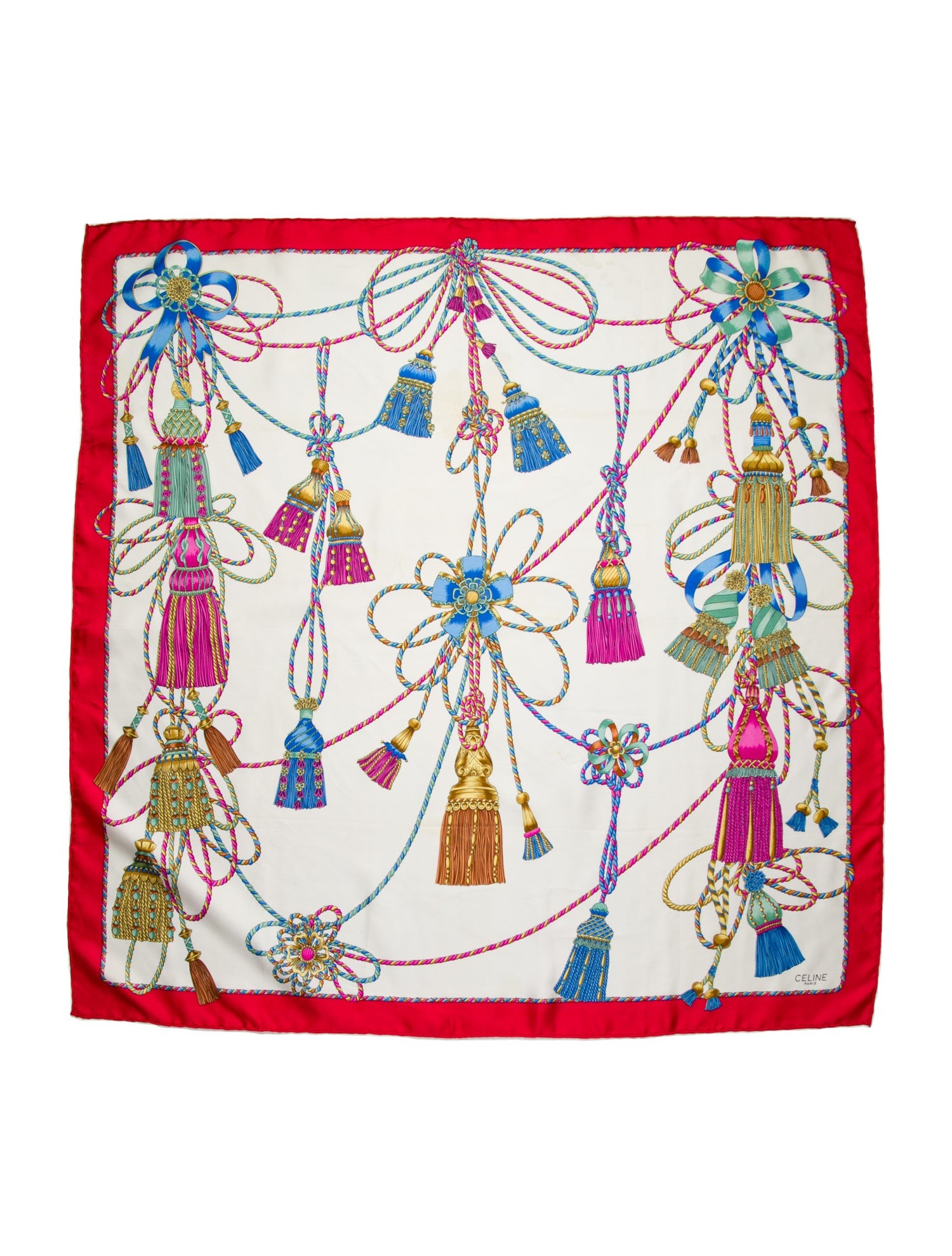 Celine Silk Printed Scarf