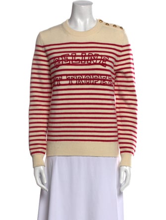 Celine Wool Striped Sweater