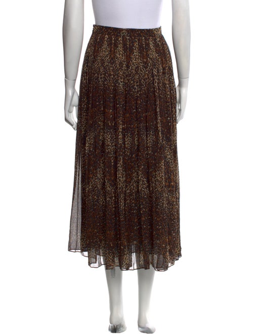 Celine Silk Midi Length Skirt