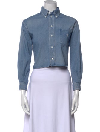 Celine Long Sleeve Crop Top