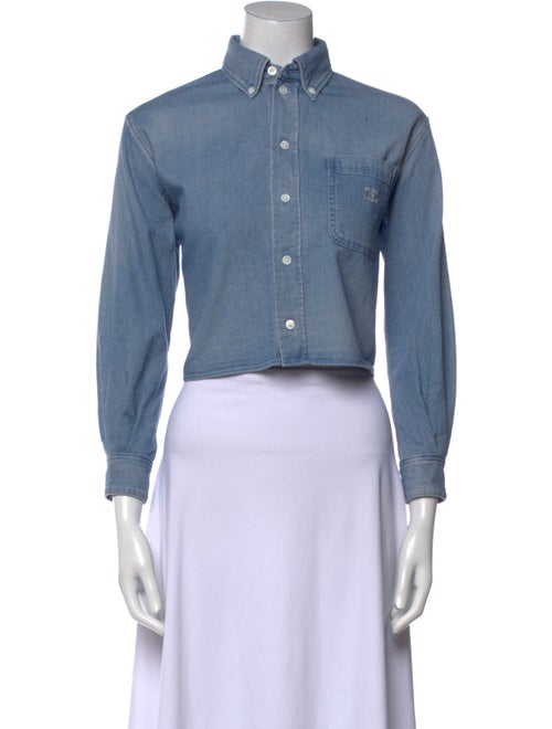 Celine Long Sleeve Crop Top