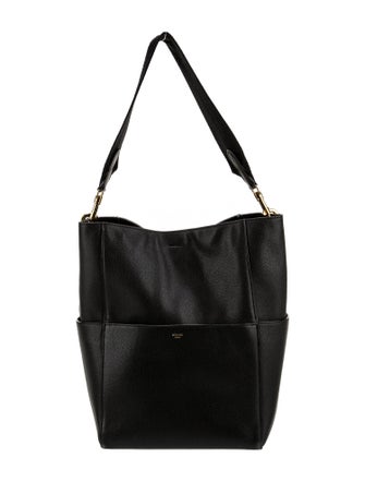 Celine Leather Seau Sangle Medium