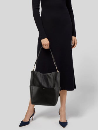Celine Leather Seau Sangle Medium