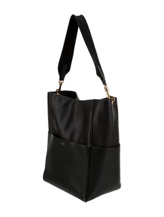 Celine Leather Seau Sangle Medium
