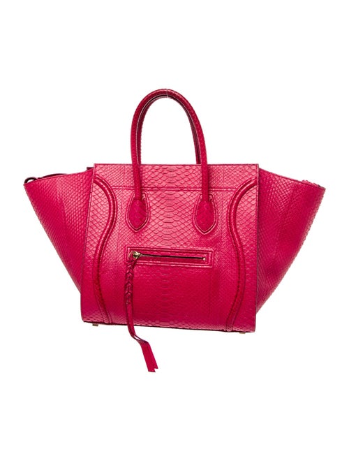 Celine Python Luggage Phantom Medium