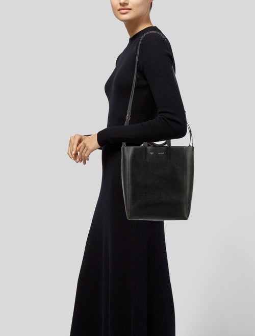 Celine Leather Vertical Cabas Small