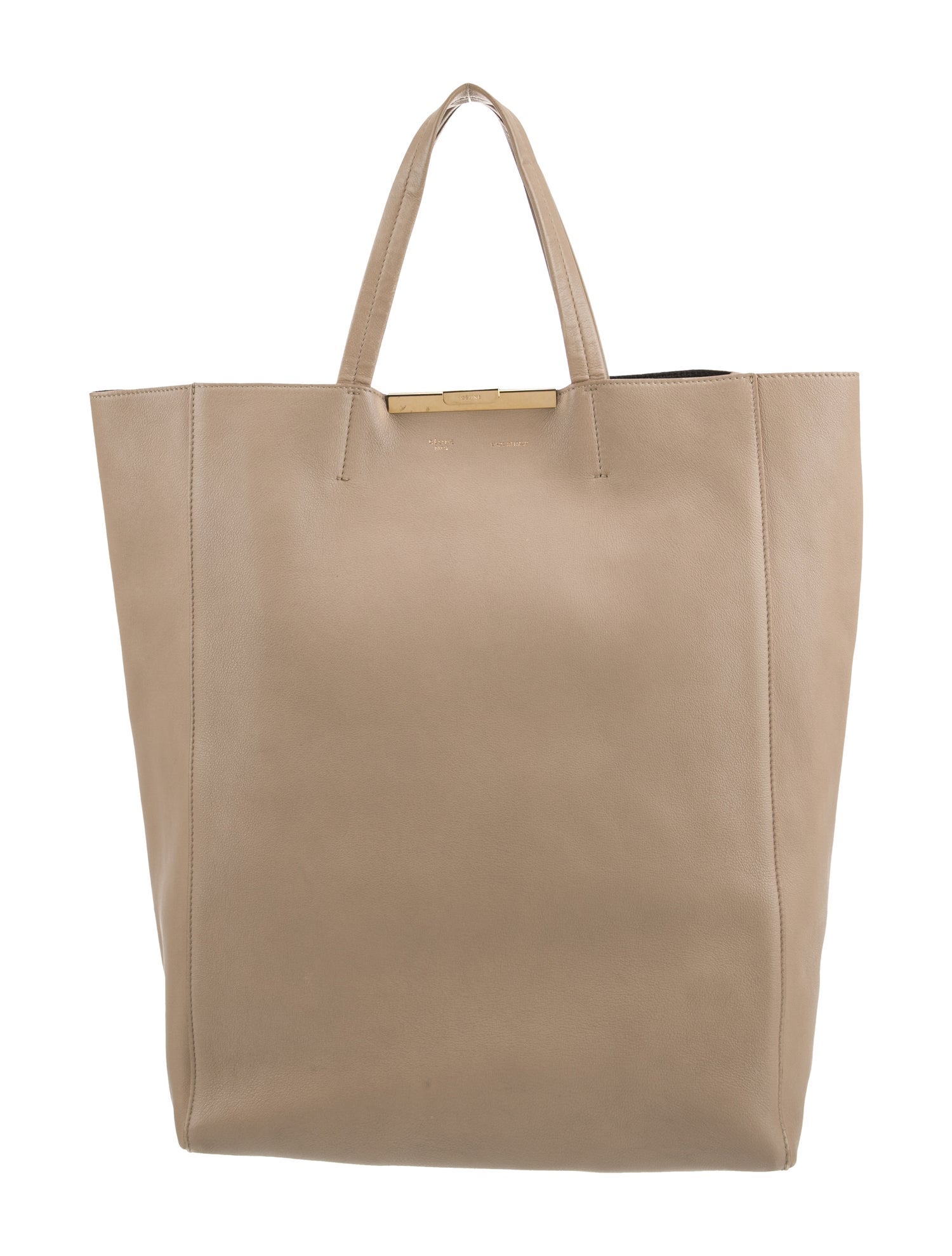 Celine Leather Vertical Cabas