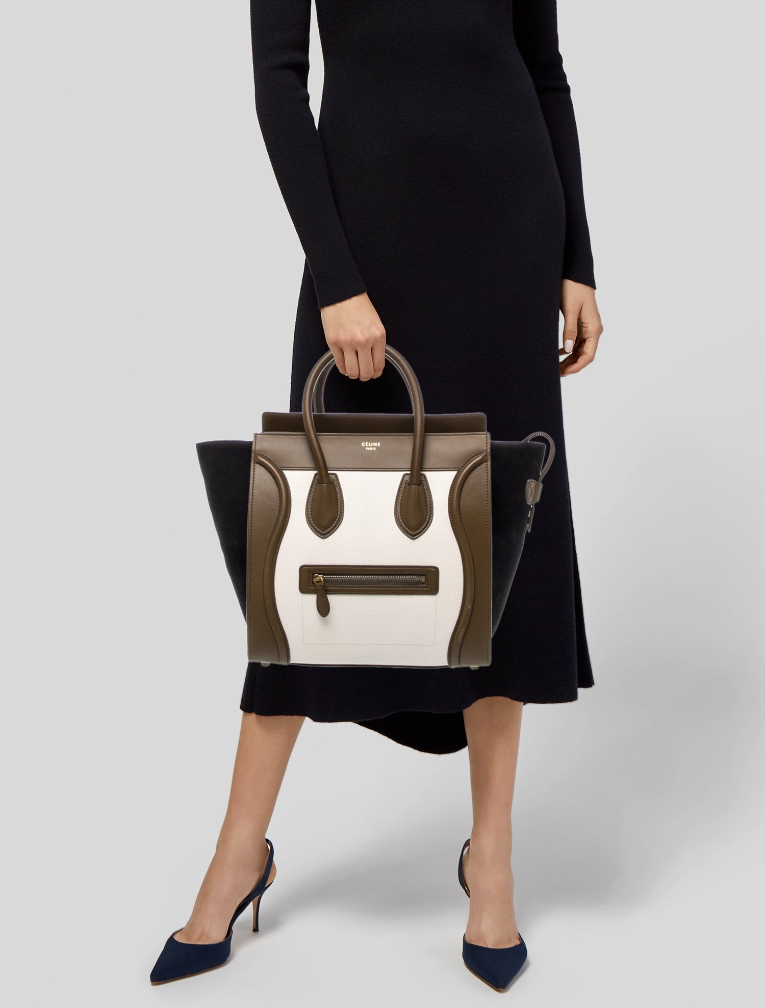 Celine Leather Luggage Mini