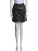 Celine Leather Knee-Length Skirt