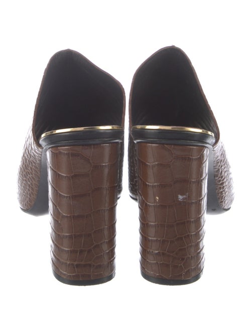 Celine Embossed Leather Slides