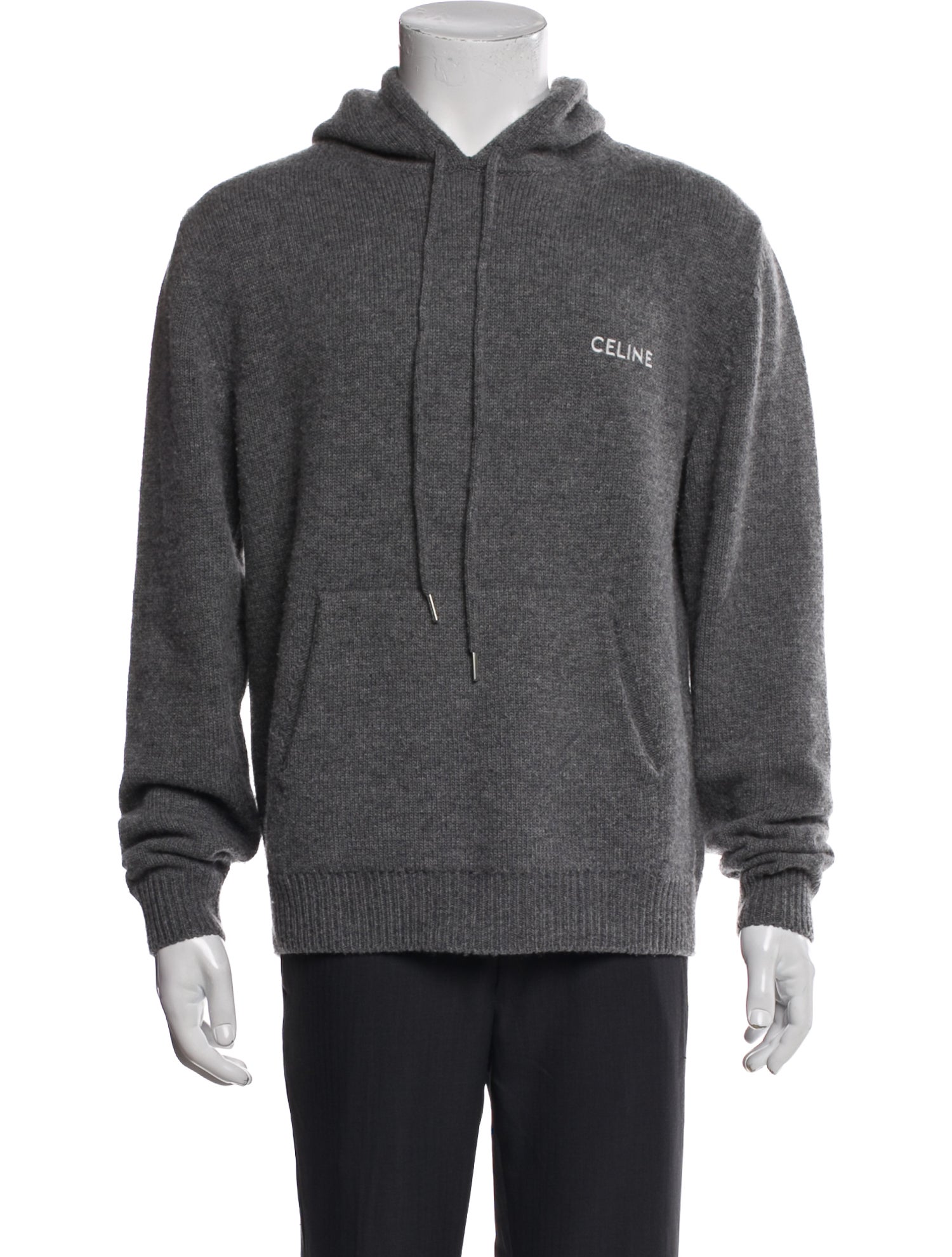 Celine Wool Crew Neck Hoodie