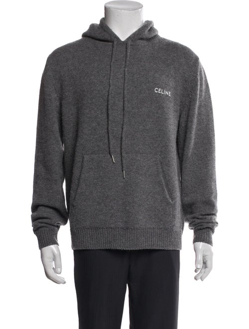 Celine Wool Crew Neck Hoodie