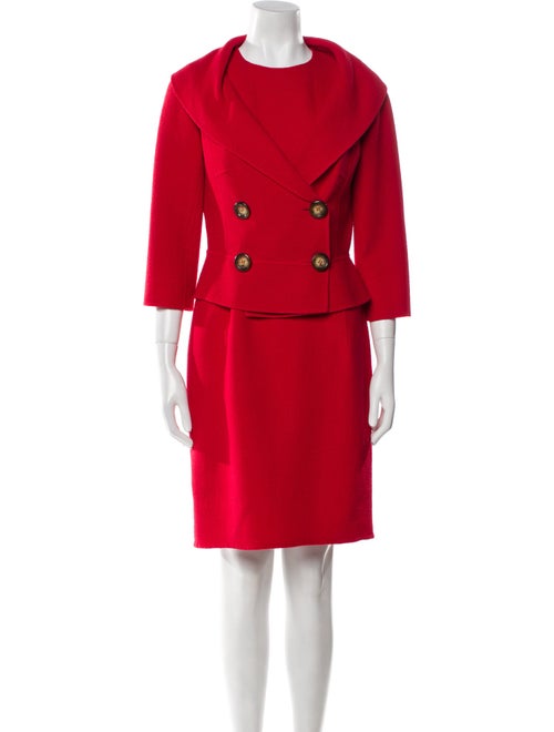 Celine Finition Main Virgin Wool Dress Set