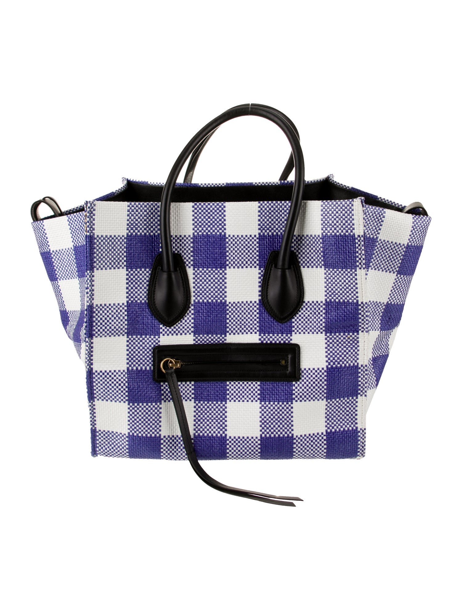 Celine Raffia Luggage Phantom Medium