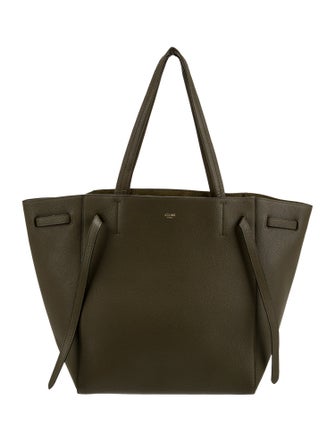 Celine Leather Cabas Phantom w/Belt Medium