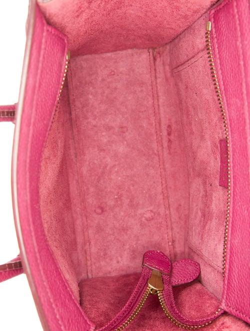 Celine Leather Luggage Nano