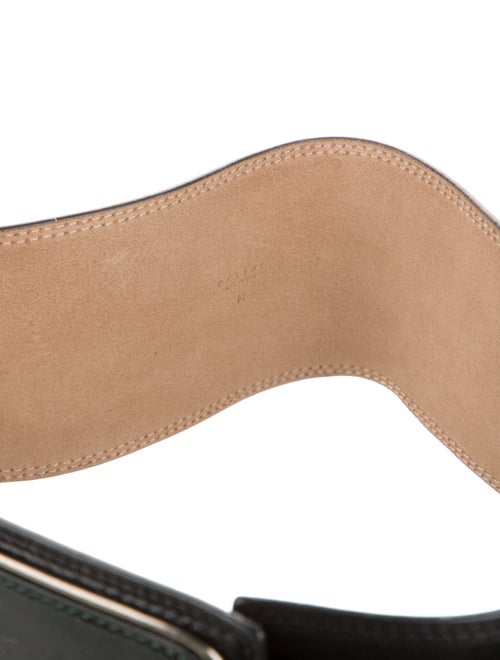 Celine Wide Leather Waist Belt