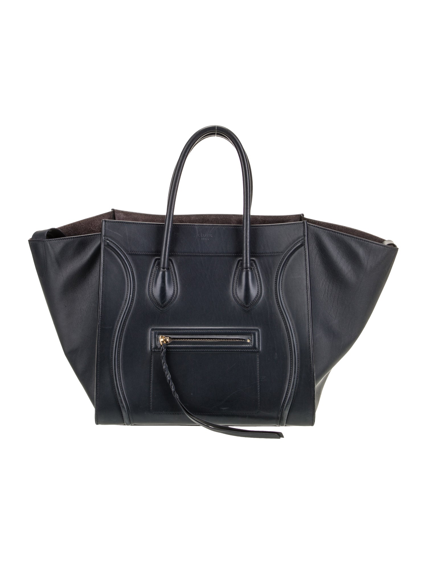 Celine Leather Luggage Phantom Large