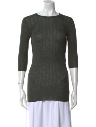 Celine Merino Wool Scoop Neck Sweater
