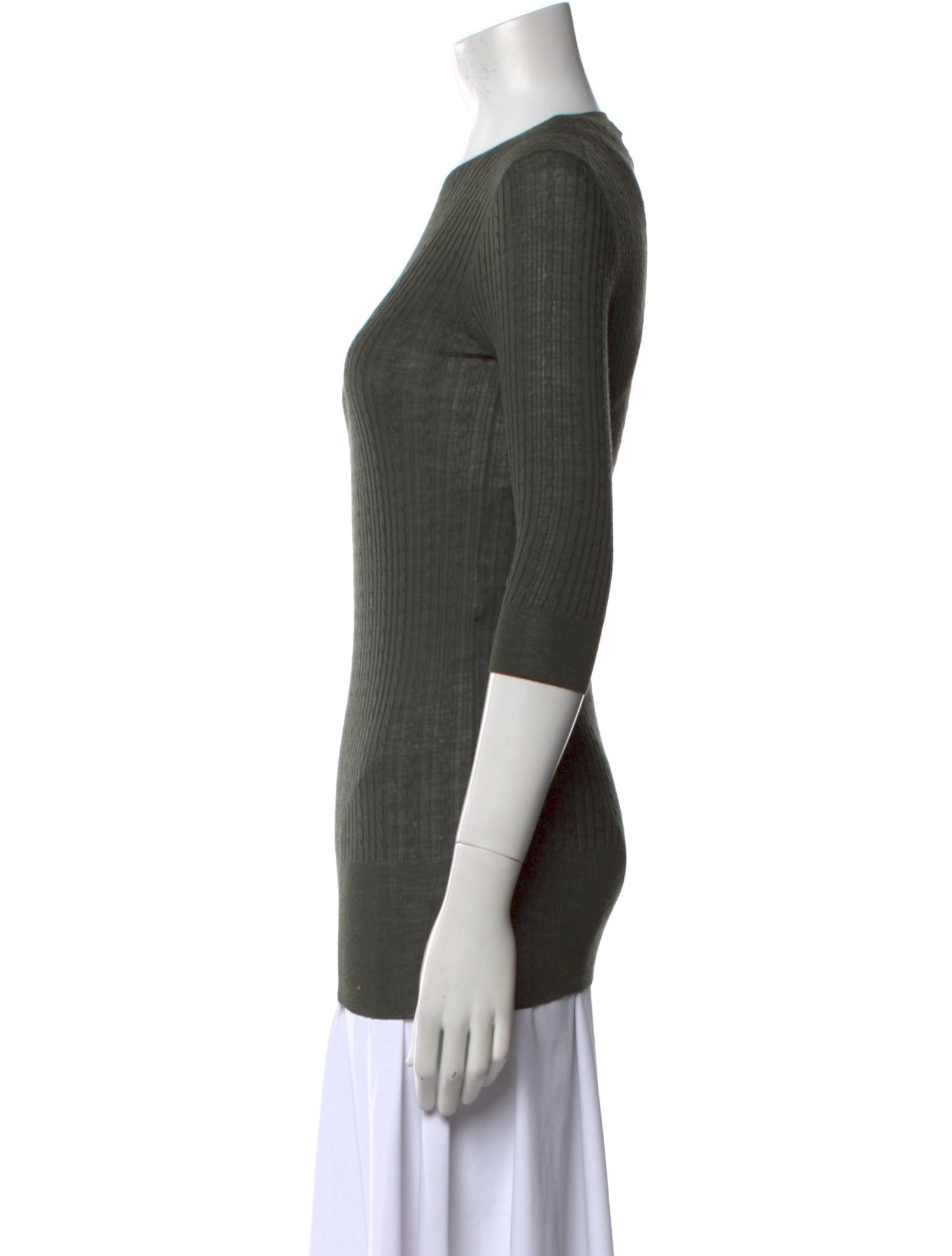 Celine Merino Wool Scoop Neck Sweater