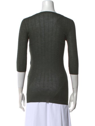 Celine Merino Wool Scoop Neck Sweater