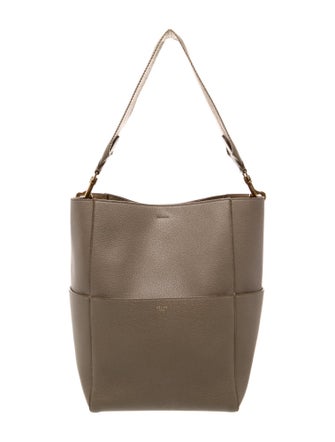 Celine Leather Seau Sangle Medium