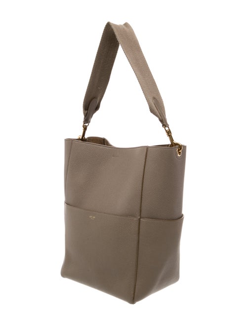 Celine Leather Seau Sangle Medium