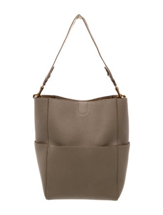 Celine Leather Seau Sangle Medium