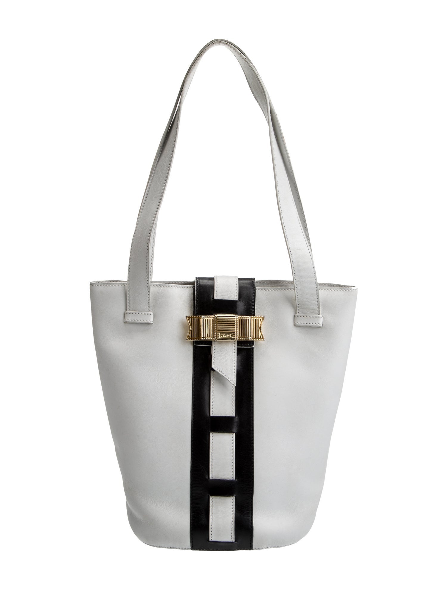 Celine Leather Shoulder Bag Vintage