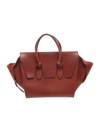Celine Leather Tie Tote Large