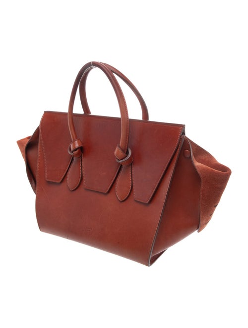 Celine Leather Tie Tote Large