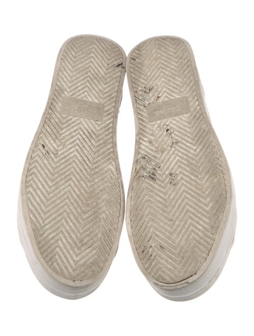 Celine Signature Logo Canvas Sneakers