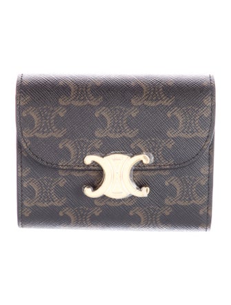 Celine 2025 Small Flap Compact Wallet