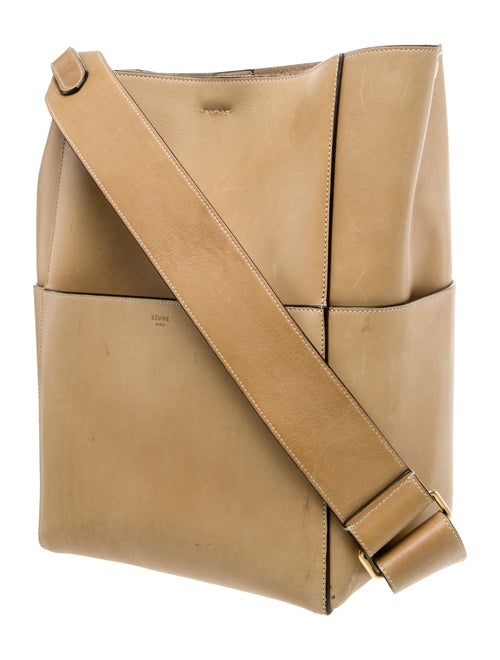 Celine Leather Seau Sangle Medium