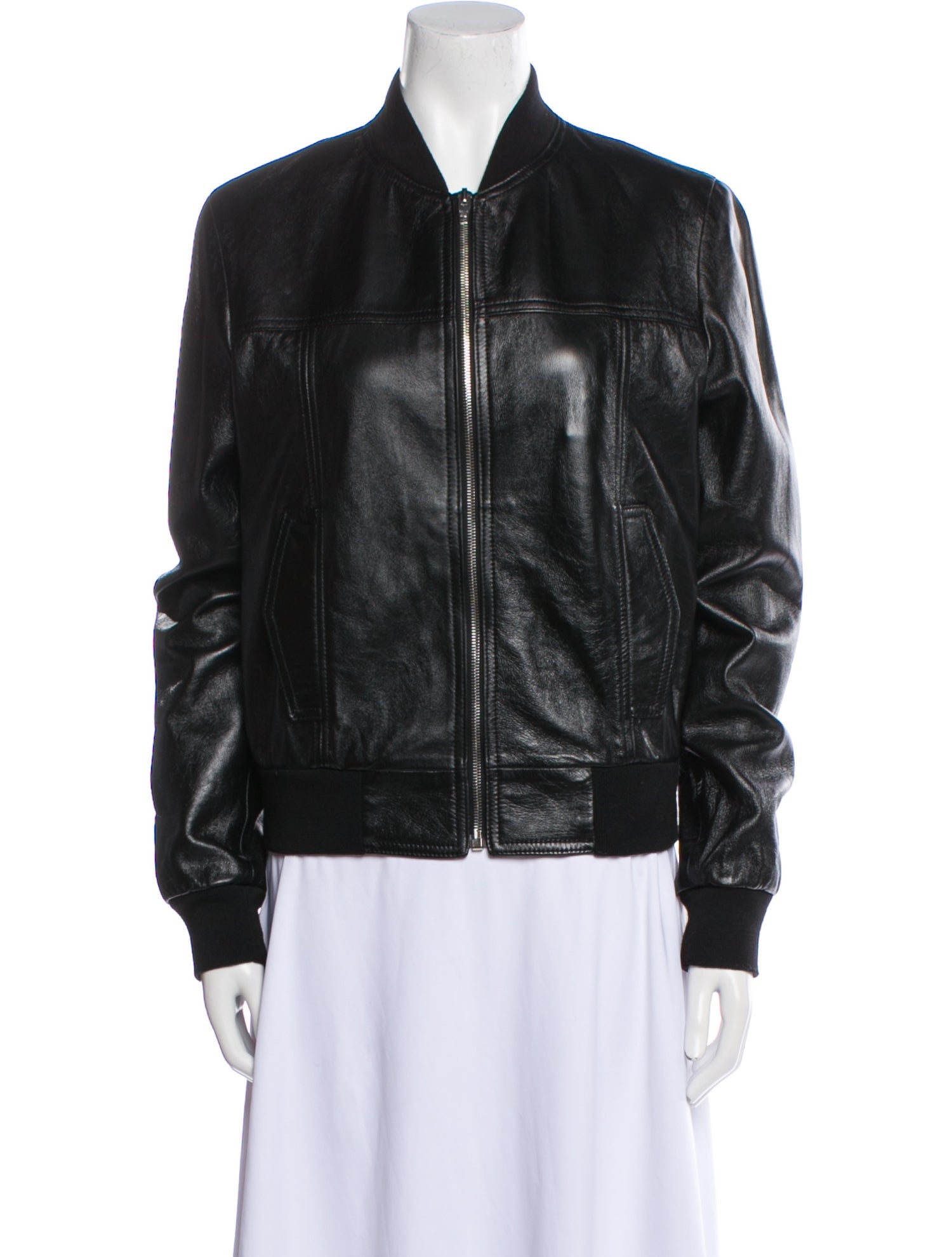 Celine Leather Bomber Jacket w/ Tags