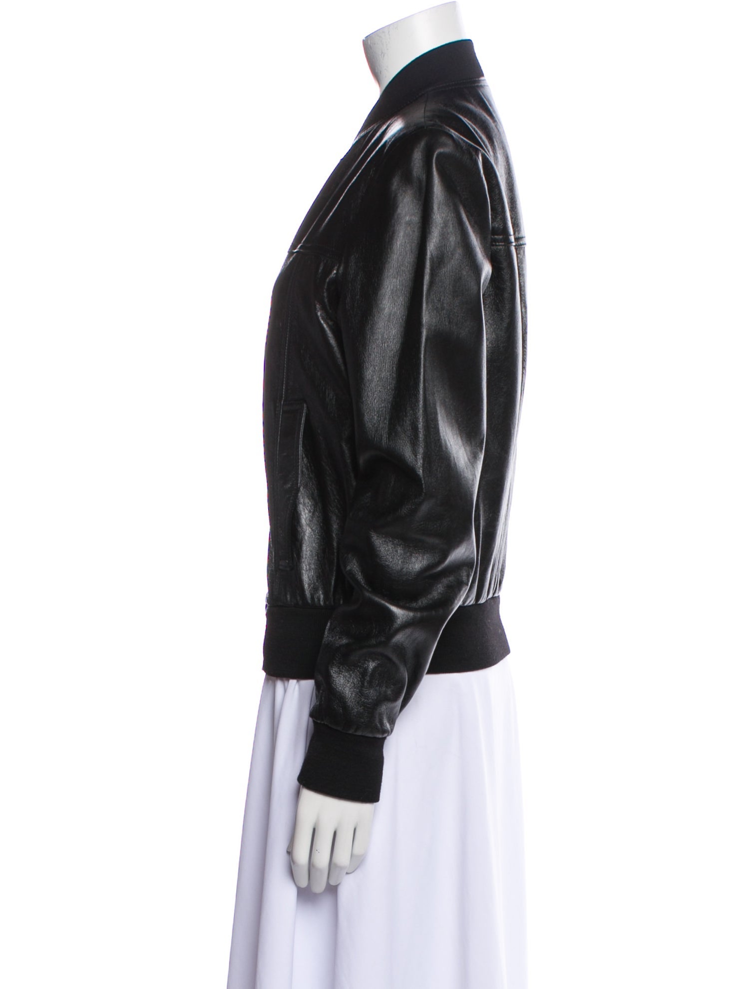 Celine Leather Bomber Jacket w/ Tags