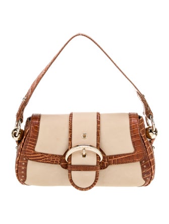 Celine Leather Top Handle Bag