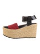 Celine Straw Patterned Espadrilles