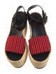 Celine Straw Patterned Espadrilles
