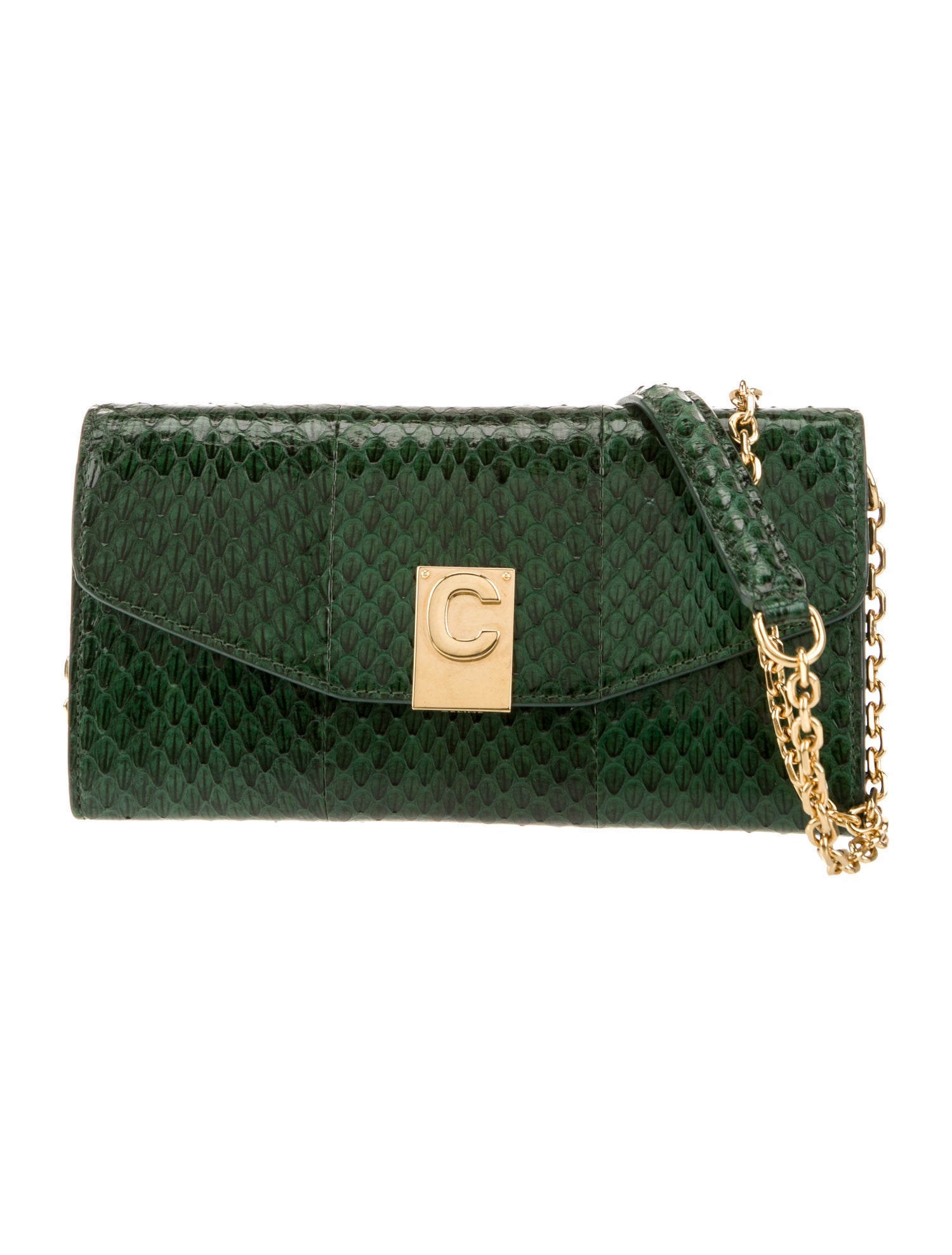 Celine Water Snake C Wallet on Chain